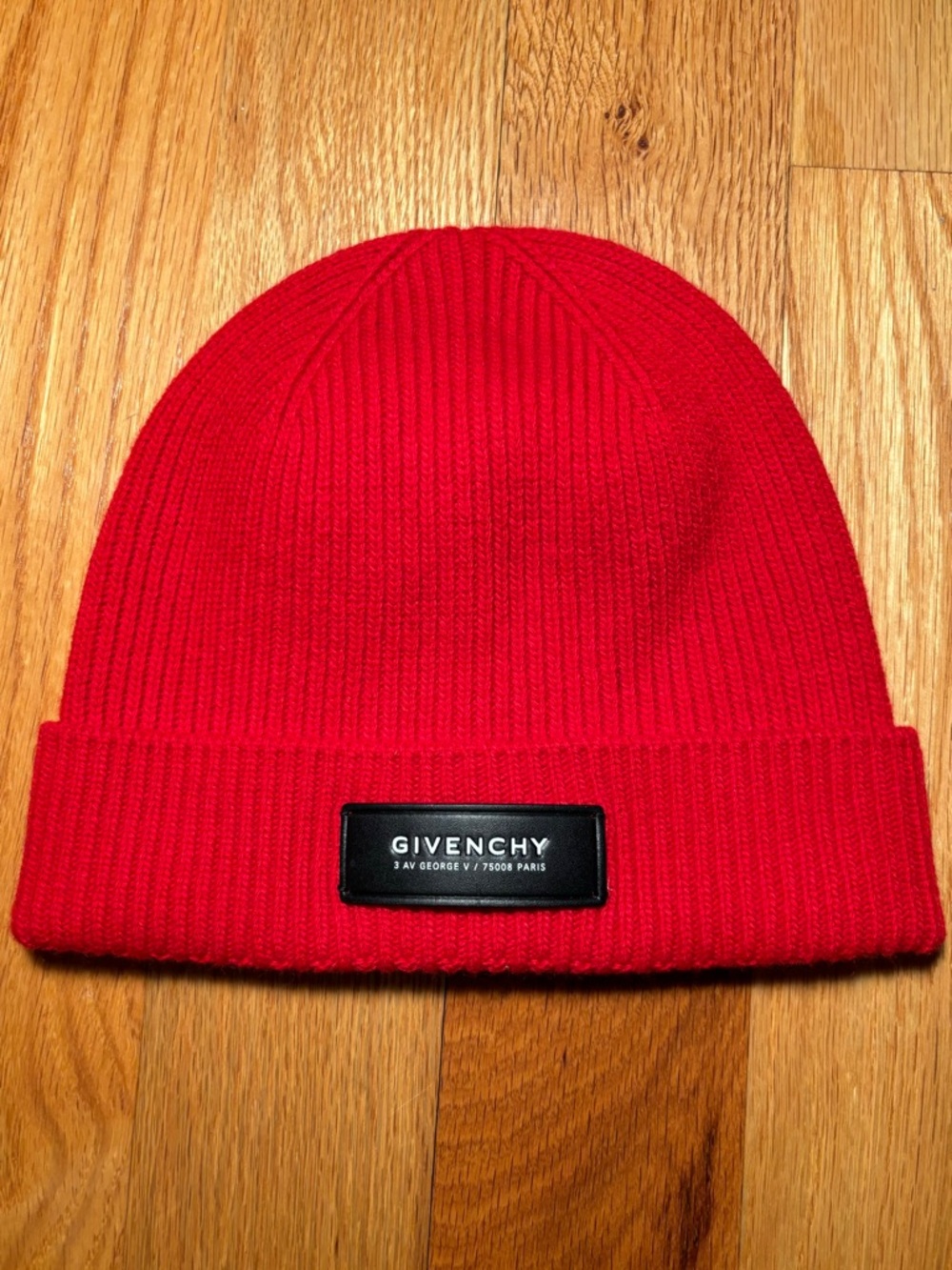 Givenchy Cashmere Wool Logo Beanie Hat NWOT 🔥